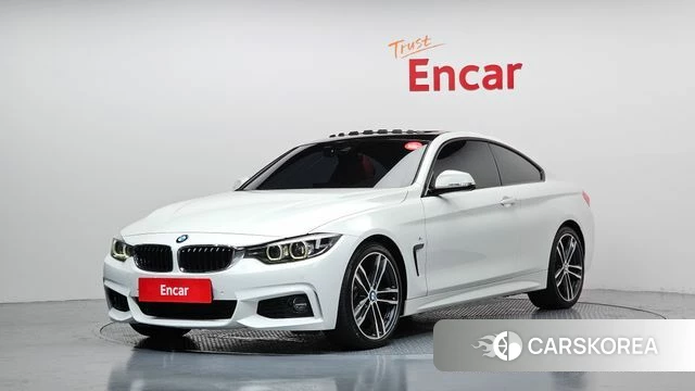 BMW 4 Series (F32) 2018 Белый из Кореи