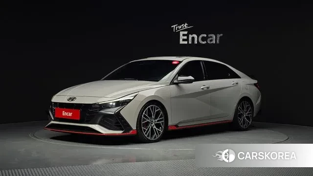 Hyundai Avante (CN7) 2022 Серебристо-серый из Кореи