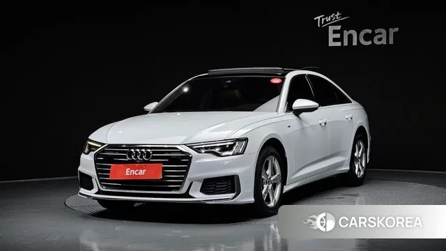 Audi A6 (C8) 2020 Белый из Кореи