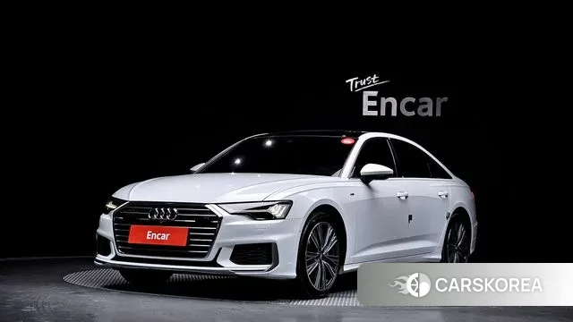 Audi A6 (C8) 2020 Белый из Кореи
