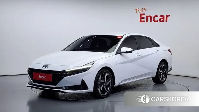 Hyundai Avante (CN7) 2022 Белый из Кореи