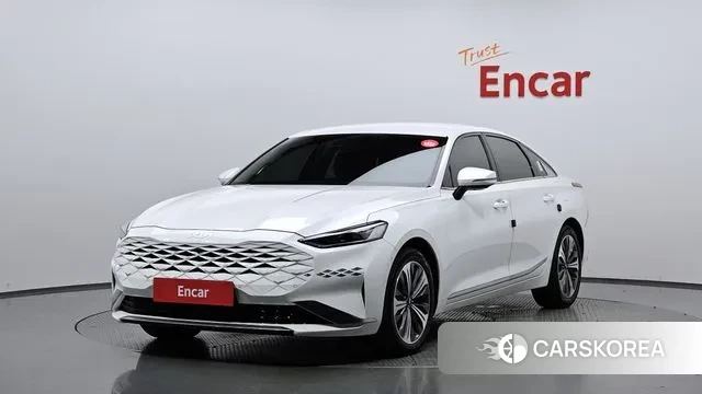 Kia K8 Hybrid 2023 Белый из Кореи