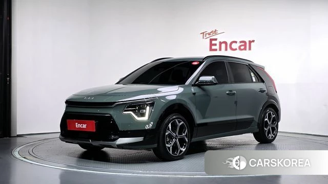 Kia Di Ol Nu Niro 2022 Темно-зеленый из Кореи
