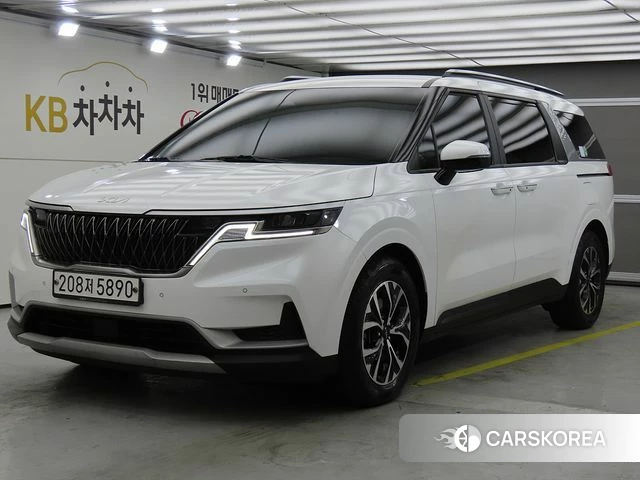 Kia The New Carnival 4th Generation 2021 Белый из Кореи