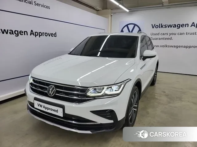 Volkswagen Tiguan second Generation 2021 Белый из Кореи