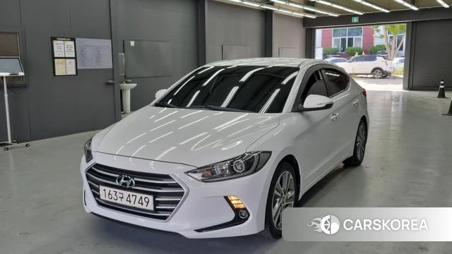 Hyundai Avante AD 2018 Белый из Кореи