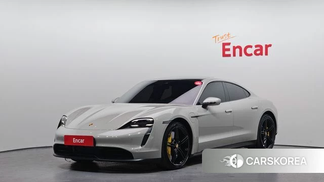 Porsche Taycan 2020 Серебристо-серый из Кореи