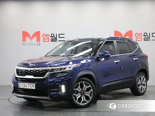Kia Seltos 2020 Синий из Кореи
