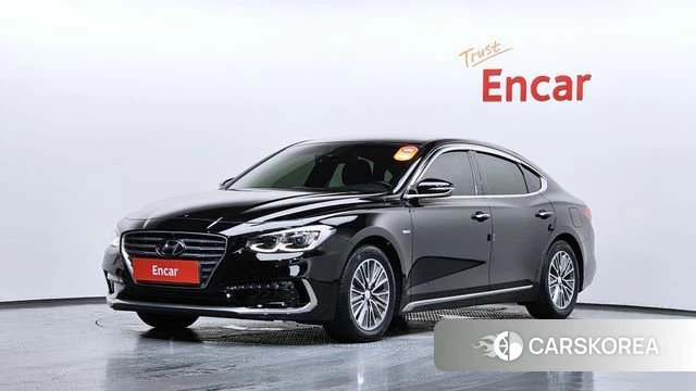 Hyundai Grandeur IG Hybrid 2018 Черный из Кореи