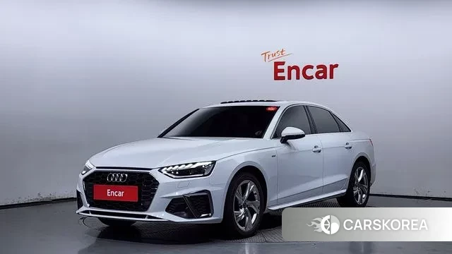 Audi A4 (B9) 2021 Белый из Кореи