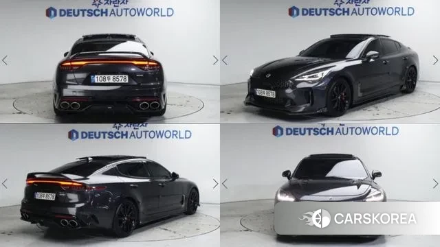 Kia Stinger 2019 Серый из Кореи