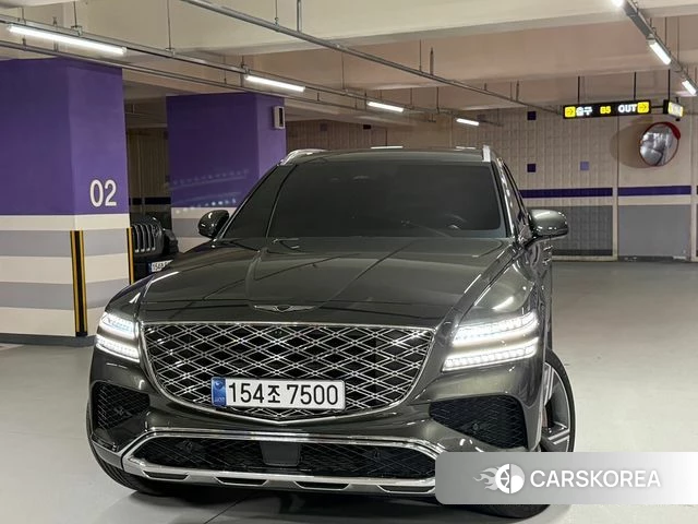 Genesis GV80 2024 Темно-зеленый из Кореи