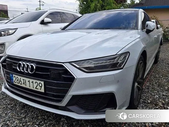 Audi A7 (4K) 2021 Белый из Кореи