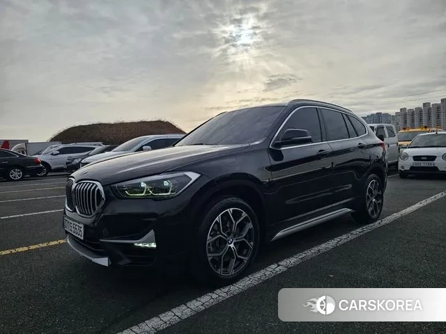 BMW X1 (F48) 2021 Черный из Кореи