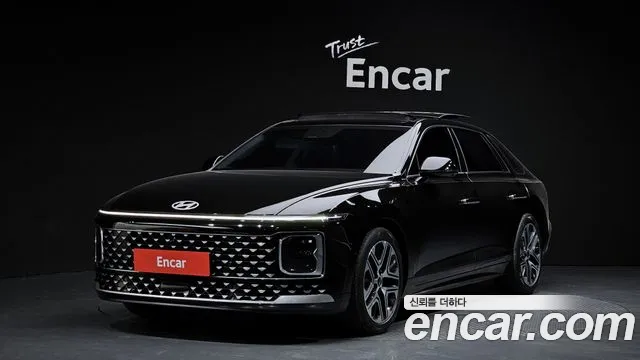 Hyundai Grandeur Hybrid (GN7) 2024 Черный из Кореи