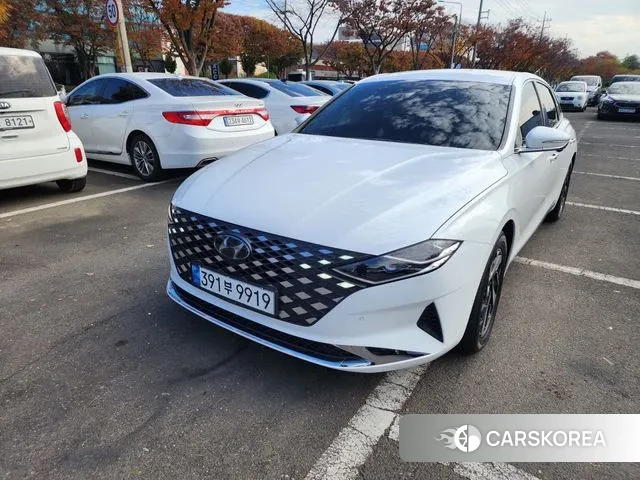 Hyundai The New Grandeur IG Hybrid 2020 Белый из Кореи