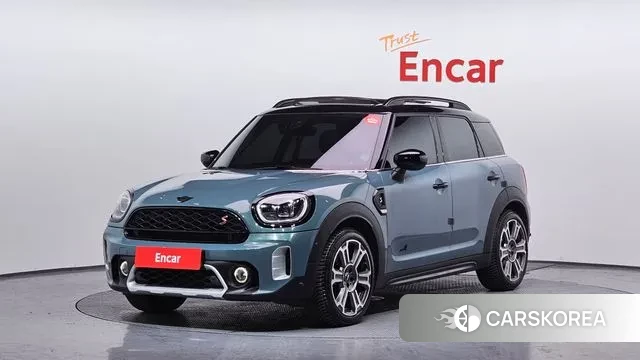 Mini Cooper S Countryman 2022 Небесно-голубой из Кореи