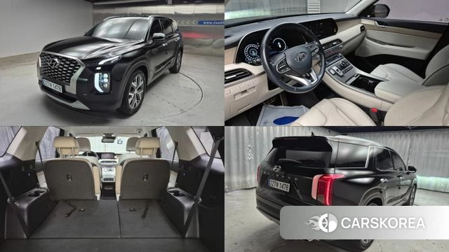 Hyundai Palisade 2021 Черный из Кореи