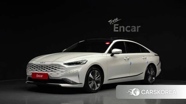 Kia K8 Hybrid 2021 Белый из Кореи
