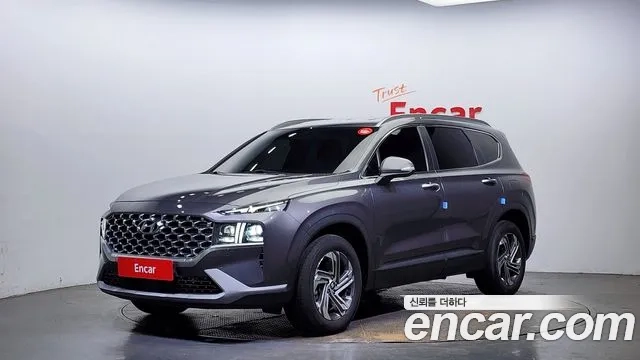 Hyundai The New Santa Fe 2021 Серый из Кореи