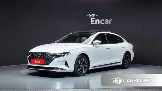 Hyundai The New Grandeur IG Hybrid 2021 Белый из Кореи
