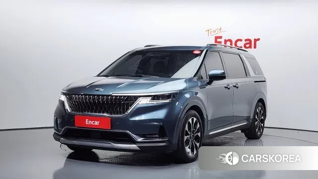 Kia Carnival 4th generation 2021 Синий из Кореи