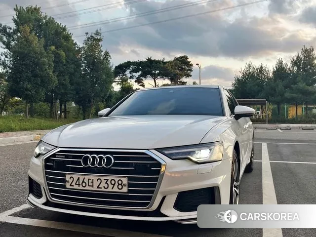 Audi A6 (C8) 2020 Белый из Кореи
