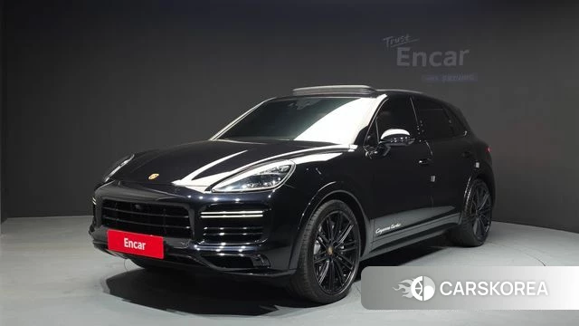 Porsche Cayenne (PO536) 2020 Черный из Кореи
