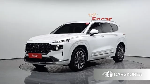 Hyundai The New Santa Fe 2023 Белый из Кореи