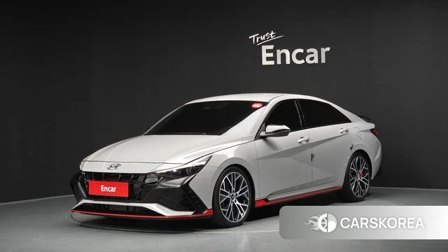 Hyundai Avante (CN7) 2022 Серебристо-серый из Кореи