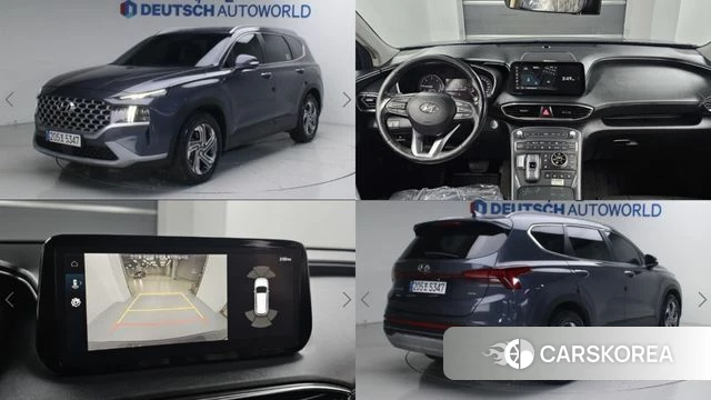 Hyundai The New Santa Fe 2021 Синий из Кореи