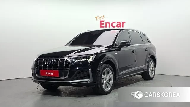Audi Q7 (4M) 2021 Черный из Кореи
