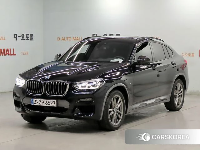 BMW X4 (G02) 2021 Черный из Кореи