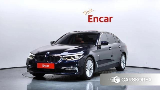 BMW 5 Series (G30) 2018 Синий из Кореи