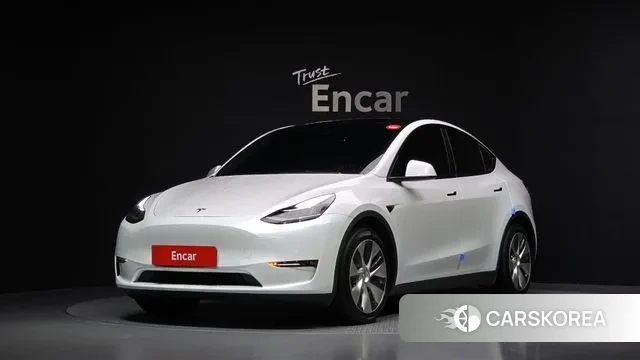 Tesla Model Y 2021 Белый из Кореи