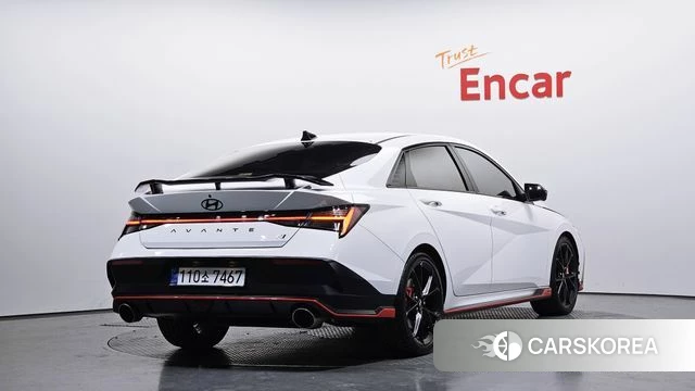 Hyundai The New Avante (CN7) 2025 Белый из Кореи