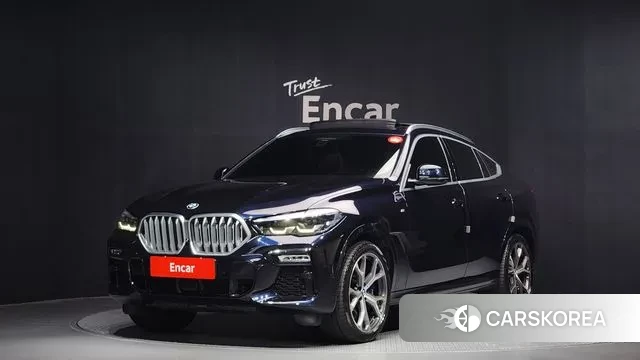 BMW X6 (G06) 2020 Черный из Кореи