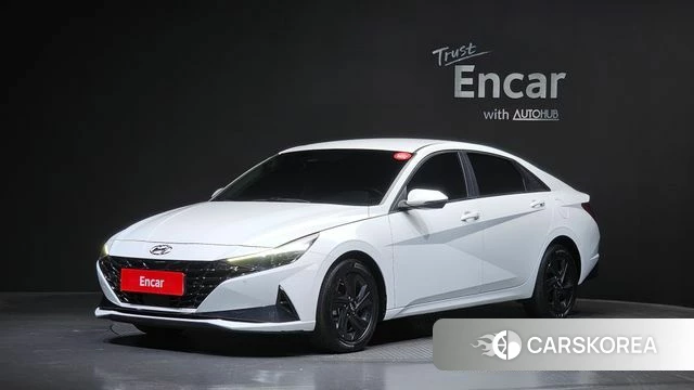 Hyundai Avante (CN7) 2022 Белый из Кореи