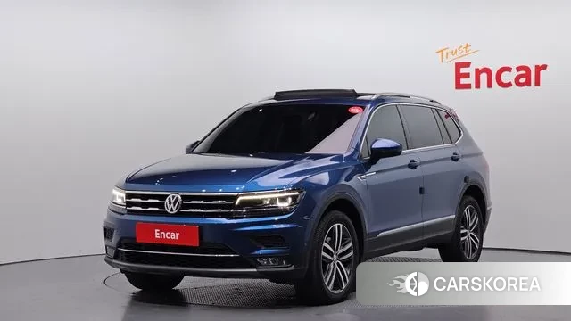 Volkswagen Tiguan Allspace 2020 Синий из Кореи