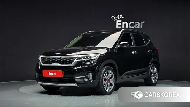 Kia Seltos 2020 Черный из Кореи