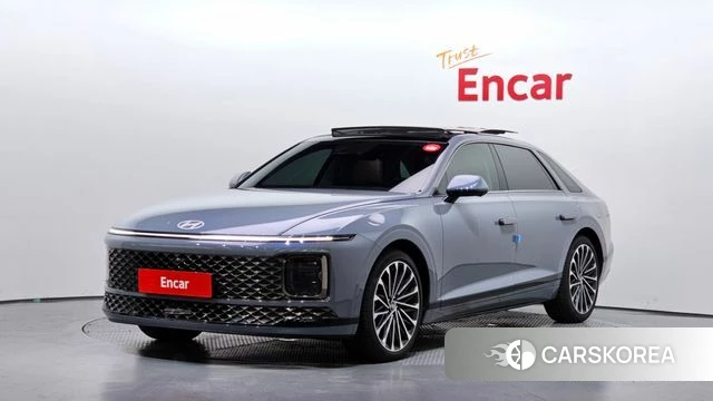 Hyundai Grandeur Hybrid (GN7) 2025 Светло-серебряный цвет из Кореи