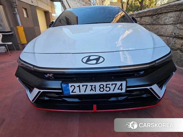 Hyundai The New Avante (CN7) 2025 Белый из Кореи