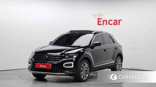 Volkswagen T-Roc 2021 Черный из Кореи