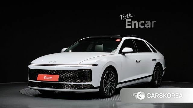 Hyundai Grandeur Hybrid (GN7) 2024 Белый из Кореи
