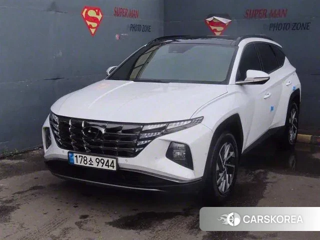 Hyundai Tucson Hybrid (NX4) 2020 Белый из Кореи