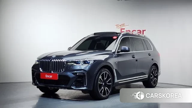 BMW X7 (G07) 2021 Серый из Кореи