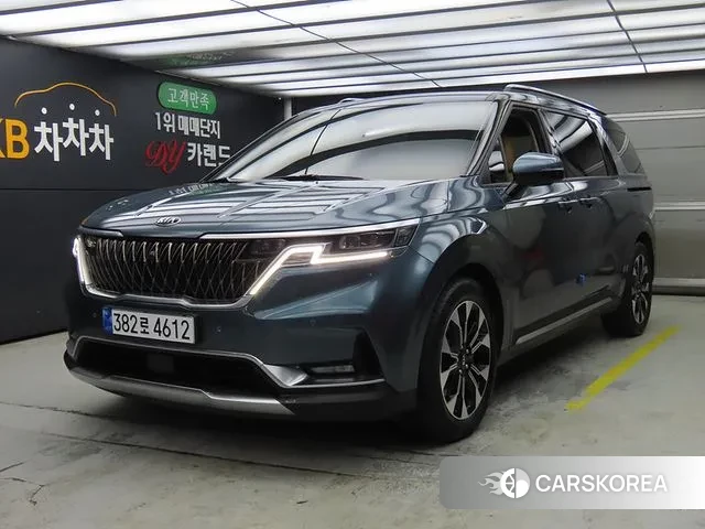 Kia Carnival 4th generation 2021 Синий из Кореи