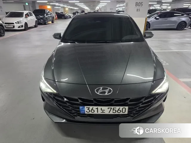 Hyundai Avante Hybrid (CN7) 2022 Серый из Кореи