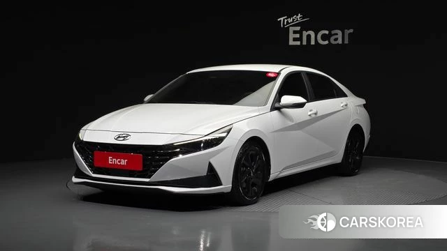 Hyundai Avante (CN7) 2022 Белый из Кореи