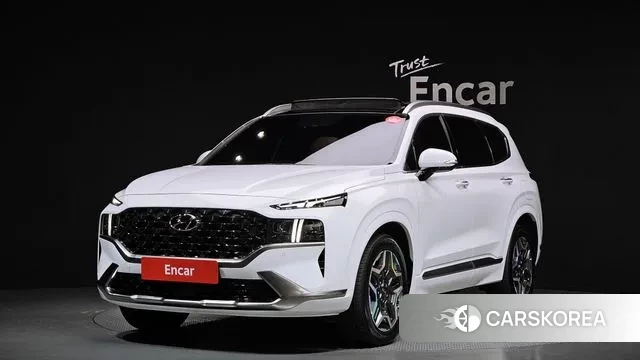 Hyundai The New Santa Fe 2023 Белый из Кореи